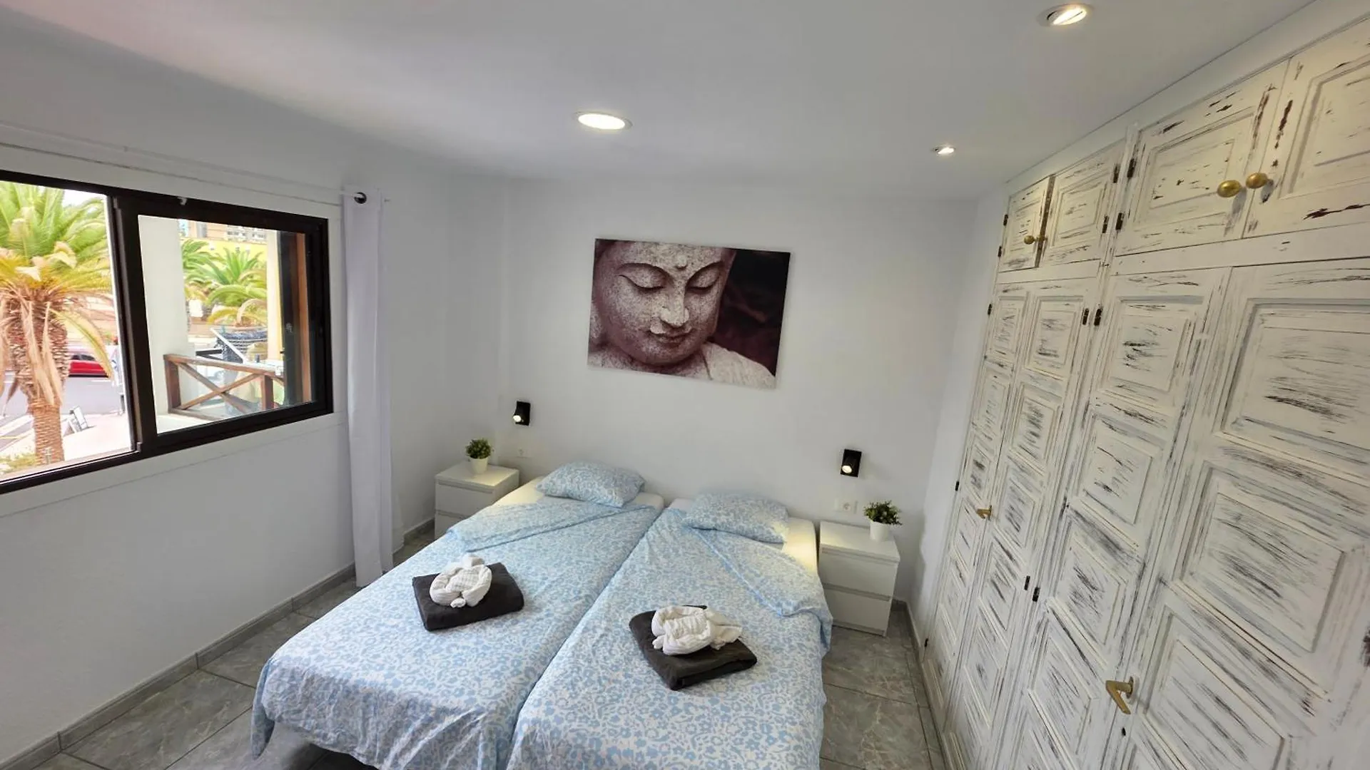 Apartment San Marino With Heated Pool, Only 450 Meters To The Beach, Aircondition, Wifi Arona